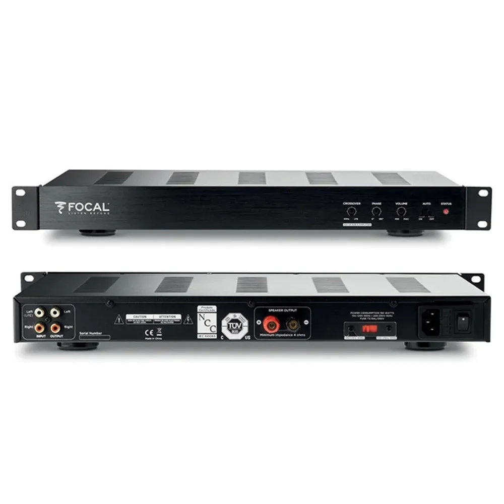 Focal 100 IW SUB 8 + 100 IW SUB 8 Amp Black