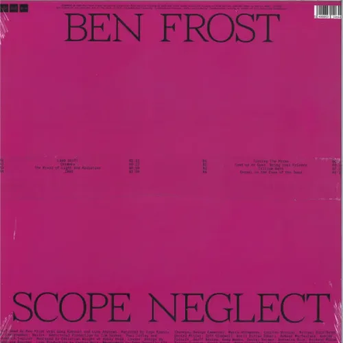 Ben Frost - Scope Neglect LP