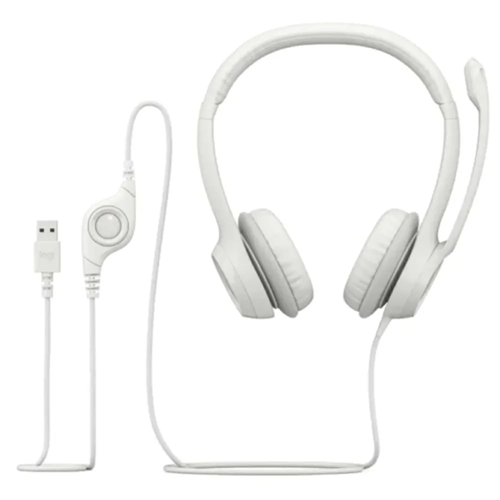 Logitech Headset H390 USB White