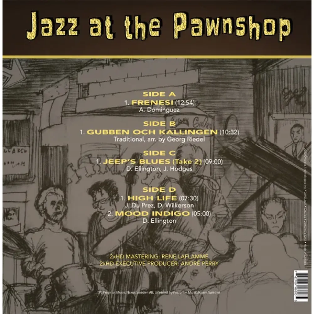 Arne Domnerus, Lars Erstrand, Bengt Hallberg, Egil Johansen, Georg Riedel – Jazz At The Pawnshop - Late Night (2xHD) 2LP