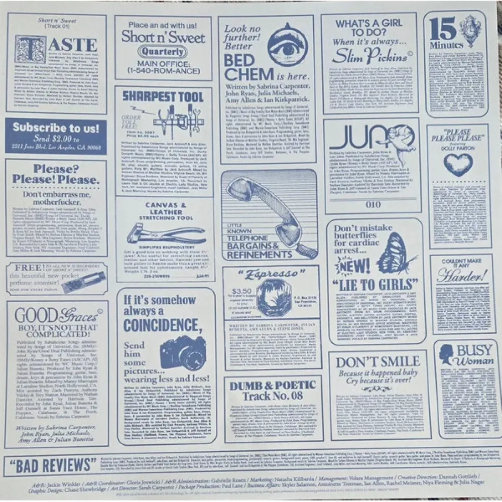 Sabrina Carpenter – Short N' Sweet - Deluxe LP