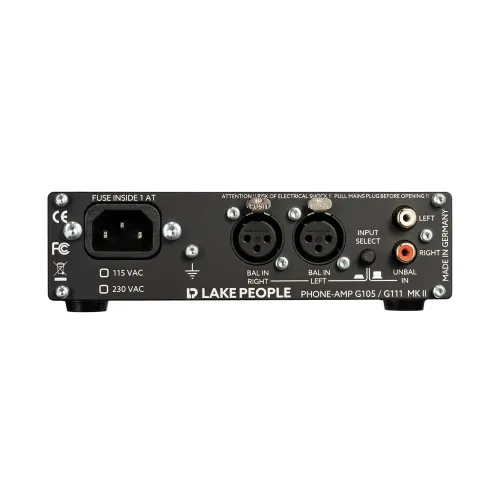 Lake People G111 Mk II Phoneamp Black