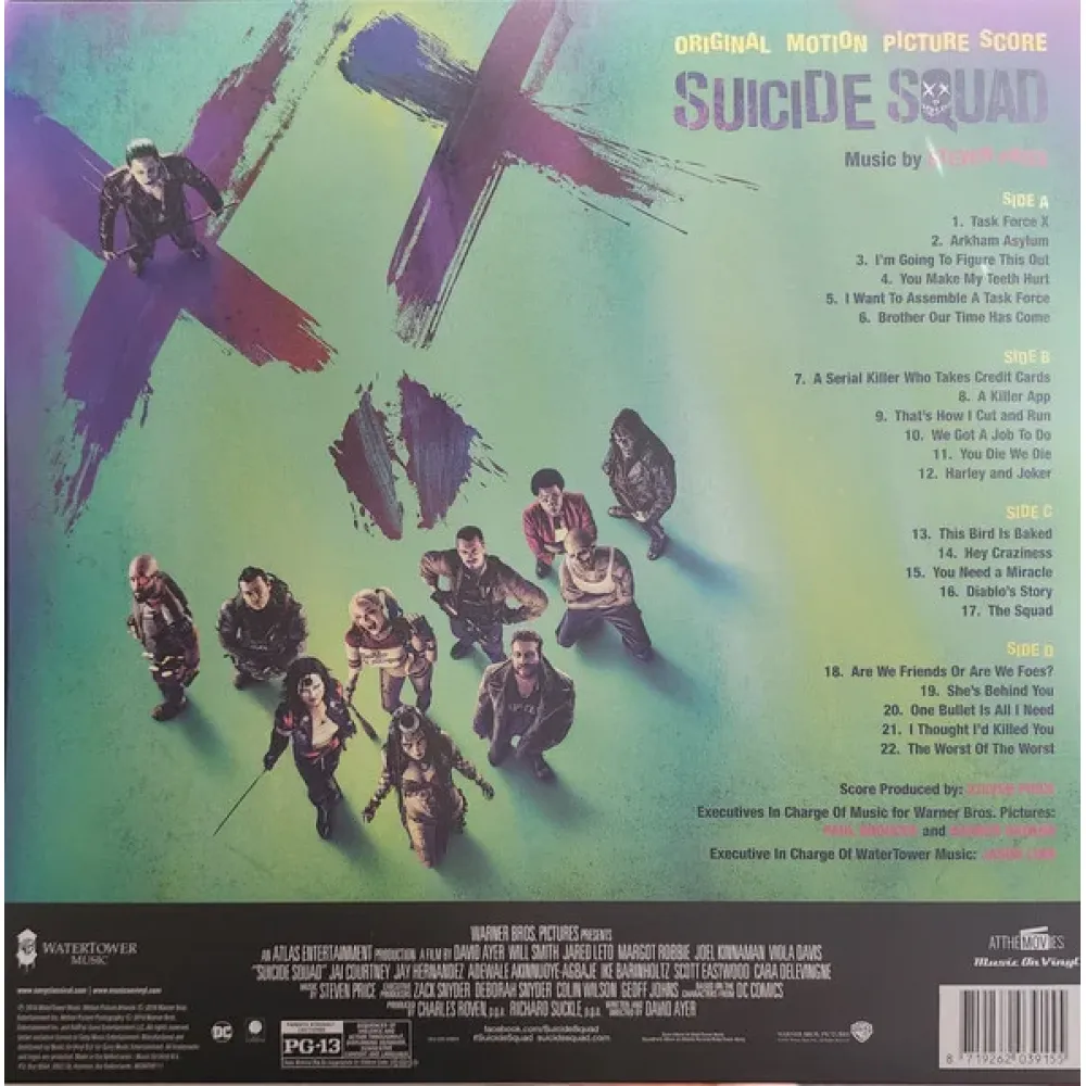 Steven Price – Suicide Squad - Original Motion Picture Score - Random Colours - 2LP