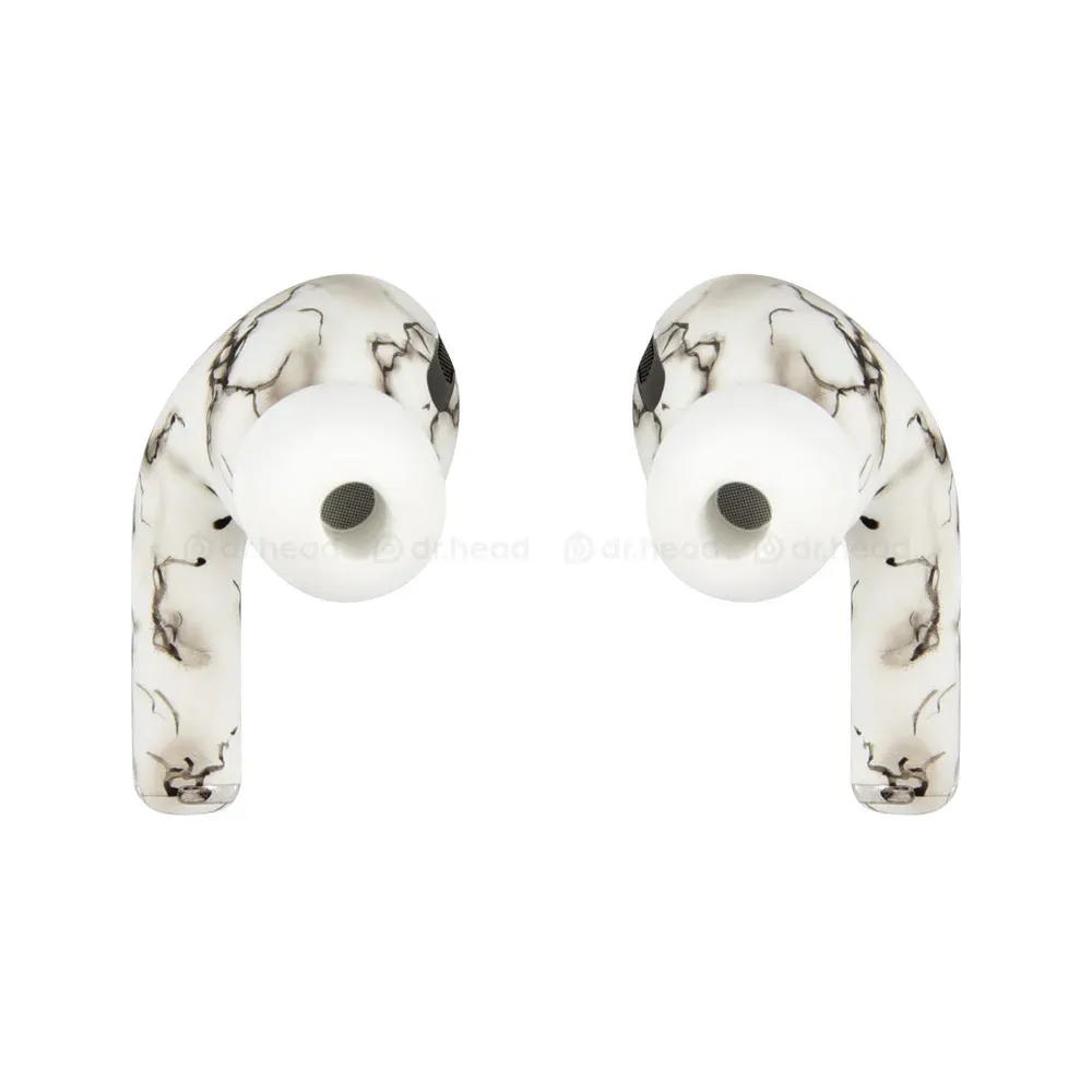 Apple AirPods Pro 2nd gen with MagSafe USB-C (2023) White Marble Matte