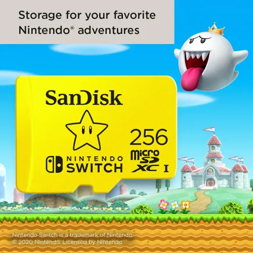 SanDisk Nintendo Switch microSDXC 256Gb Yellow