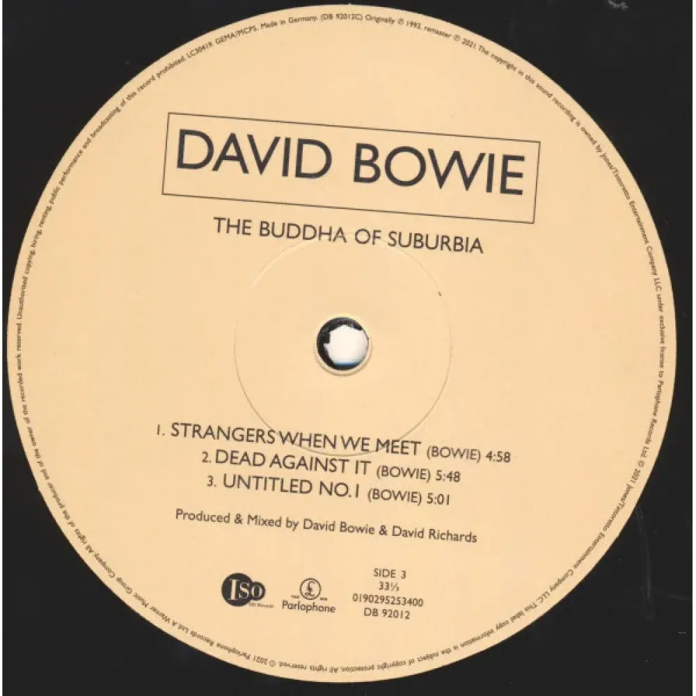 David Bowie – The Buddha Of Suburbia LP