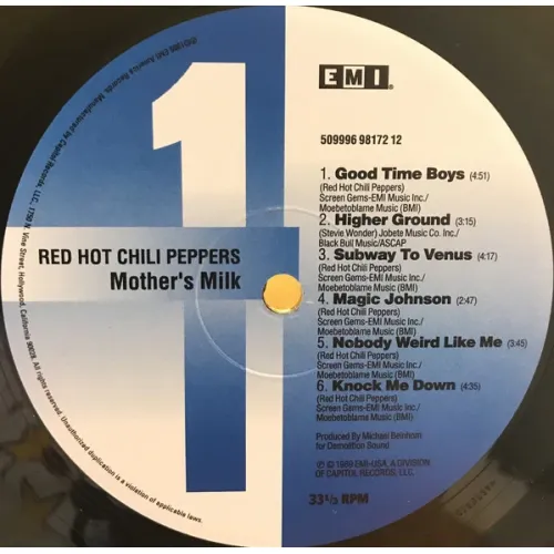 Red Hot Chili Peppers - Mother's Milk