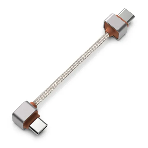 ddHiFi TC03SL USB-C to USB-C L-Shaped Silver