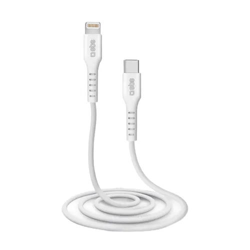 SBS USB-C - Lightning 2m White