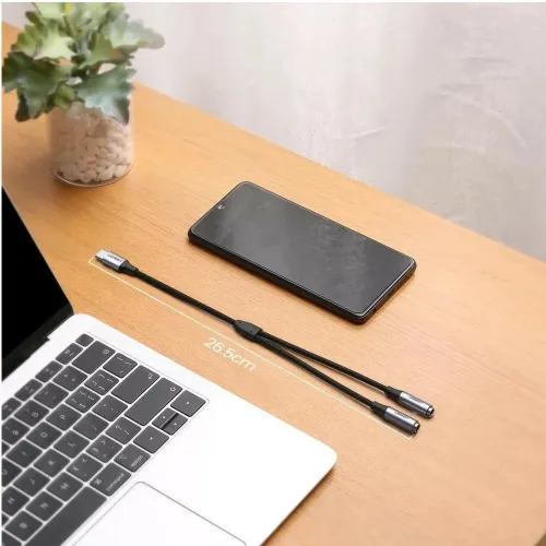 Ugreen AV144 (30732) USB-C - 2x3.5mm Female 0.25m